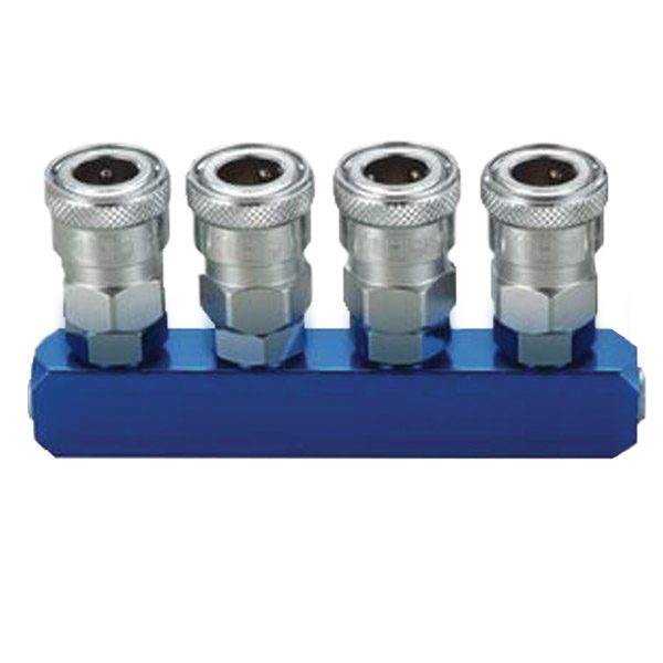 THB MANIFOLD 4 WAY WITH STANDARD COUPLERS 
